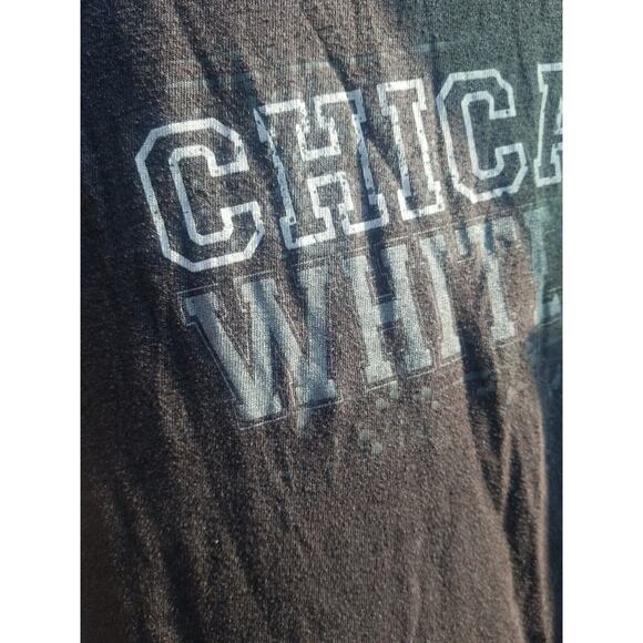 MLB Chicago White Sox Women's V Neck Campus Life style T-Shirt Gray Size (L) - Picture 3 of 10